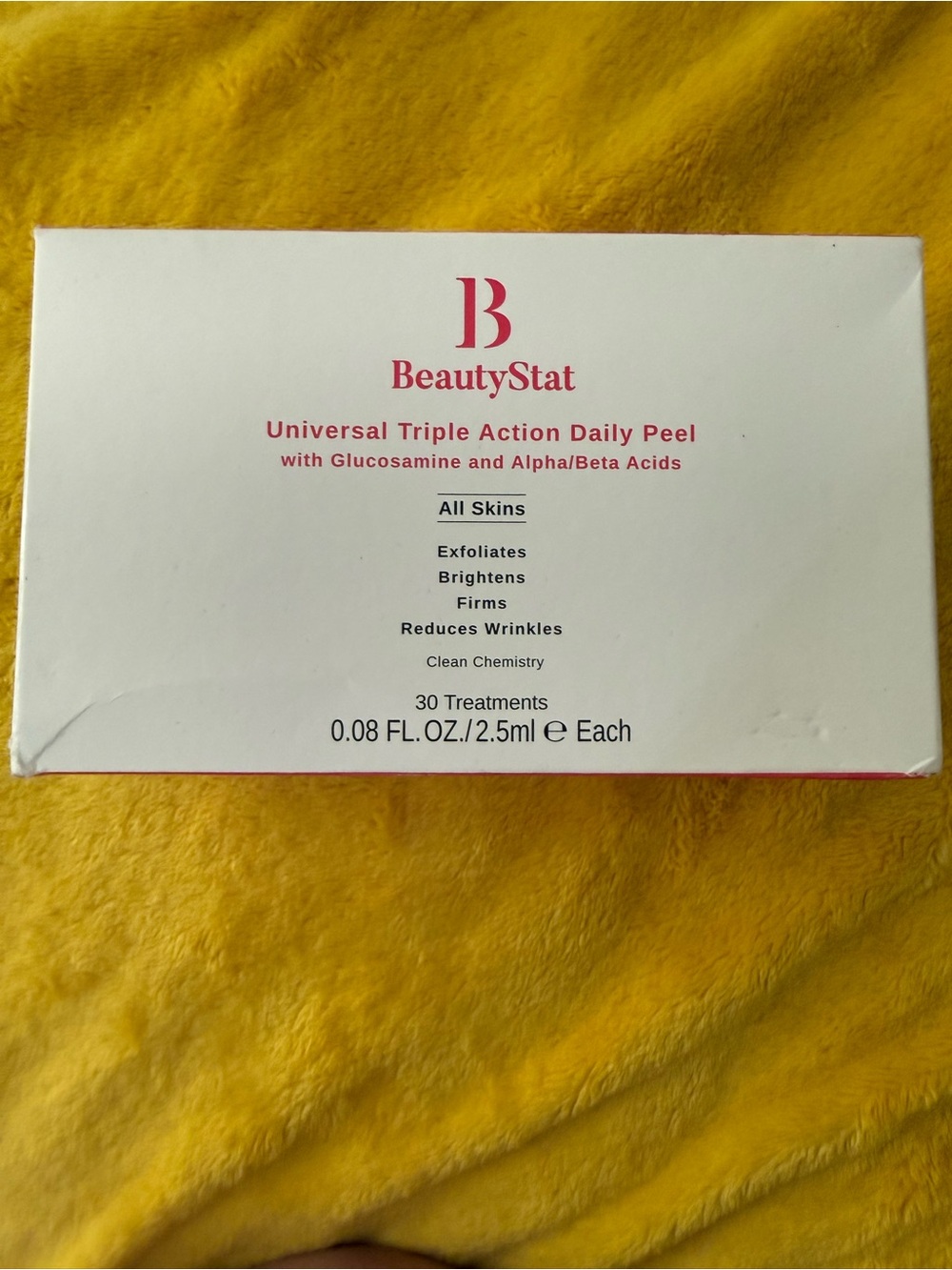 BeautyStat Daily Peel Box in White and Pink
